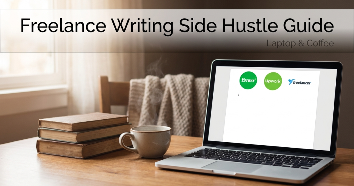 Freelance writing side hustle
