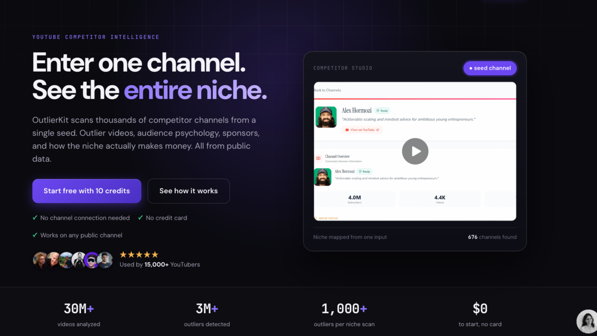 how to start a faceless YouTube channel OutlierKit