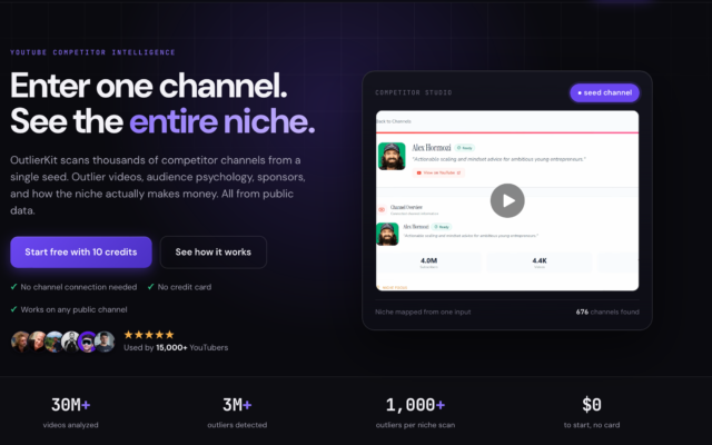 how to start a faceless YouTube channel OutlierKit
