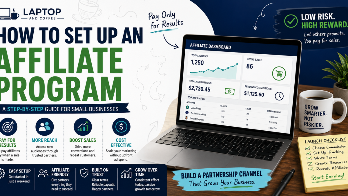 how to start an affiliate program for small business