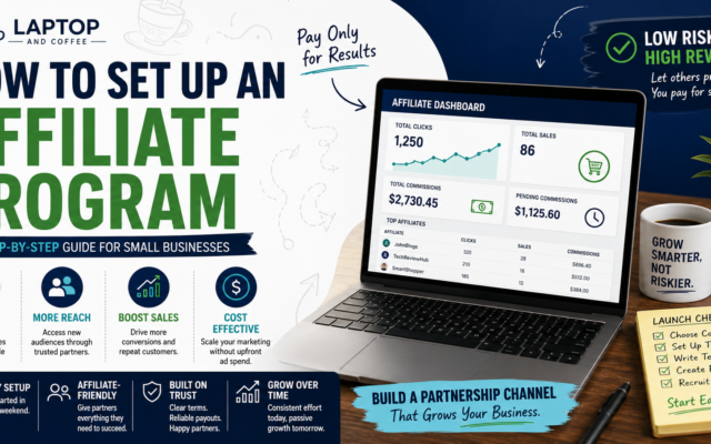 how to start an affiliate program for small business