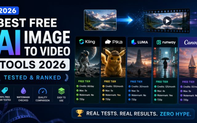 best free ai image to video tools 2026