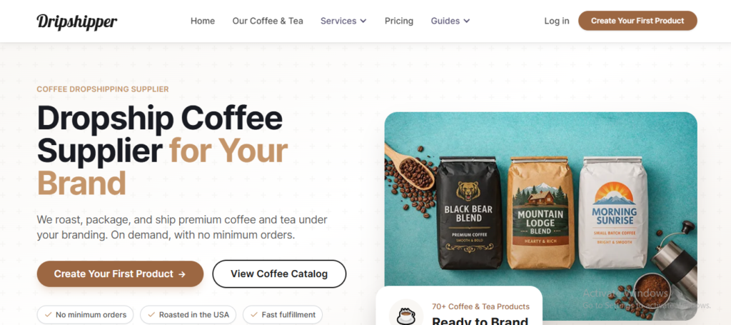 best coffee dropshipping suppliers 2026