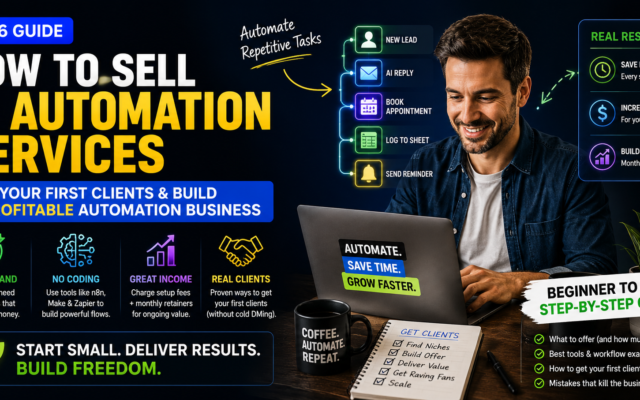 how to sell AI automation services