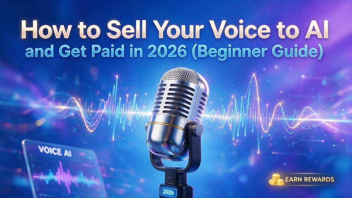 How to sell your voice to AI beginners guide