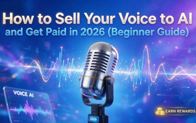How to sell your voice to AI beginners guide
