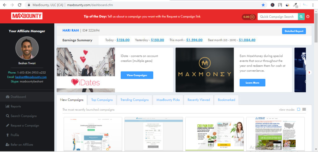 Maxbounty Affiliate Marketing 