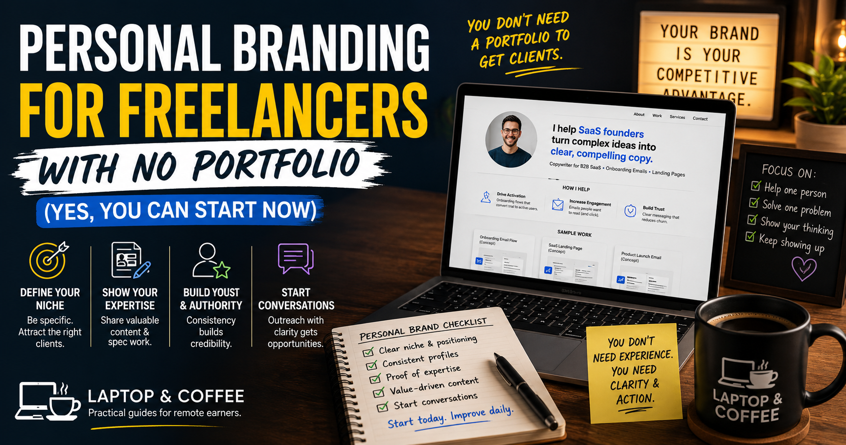 personal branding for freelancers with no portfolio