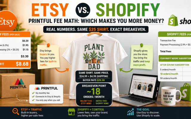 printful etsy vs shopify