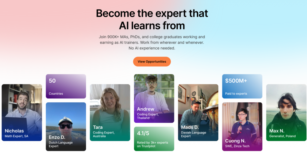 ai jobs remote no experience outlier ai platform 