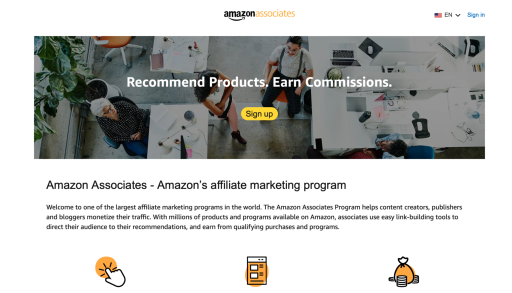 Amazon Associate program best affiliate programs for beginners
