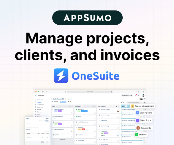 AppSumo review OneSuite