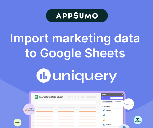 appsumo-uniquery-marketing-data-sheets