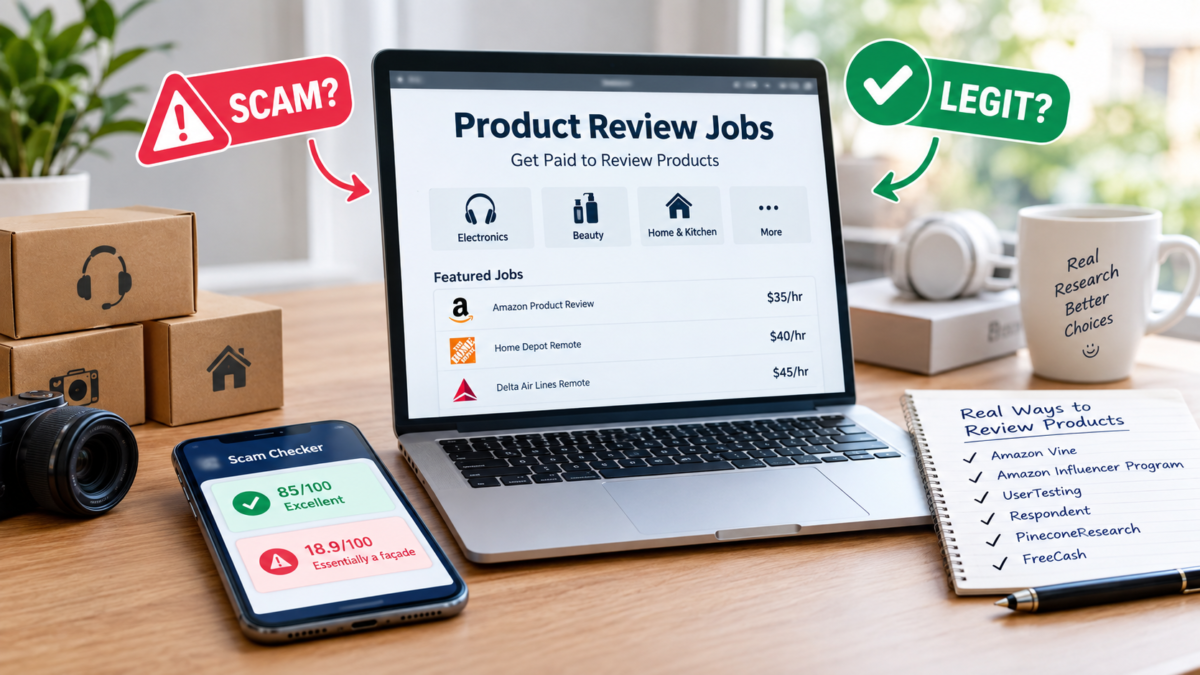 Product review jobs is scam or legit